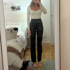 Abercrombie Long-Sleeve Sweetheart Sweater Bodysuit